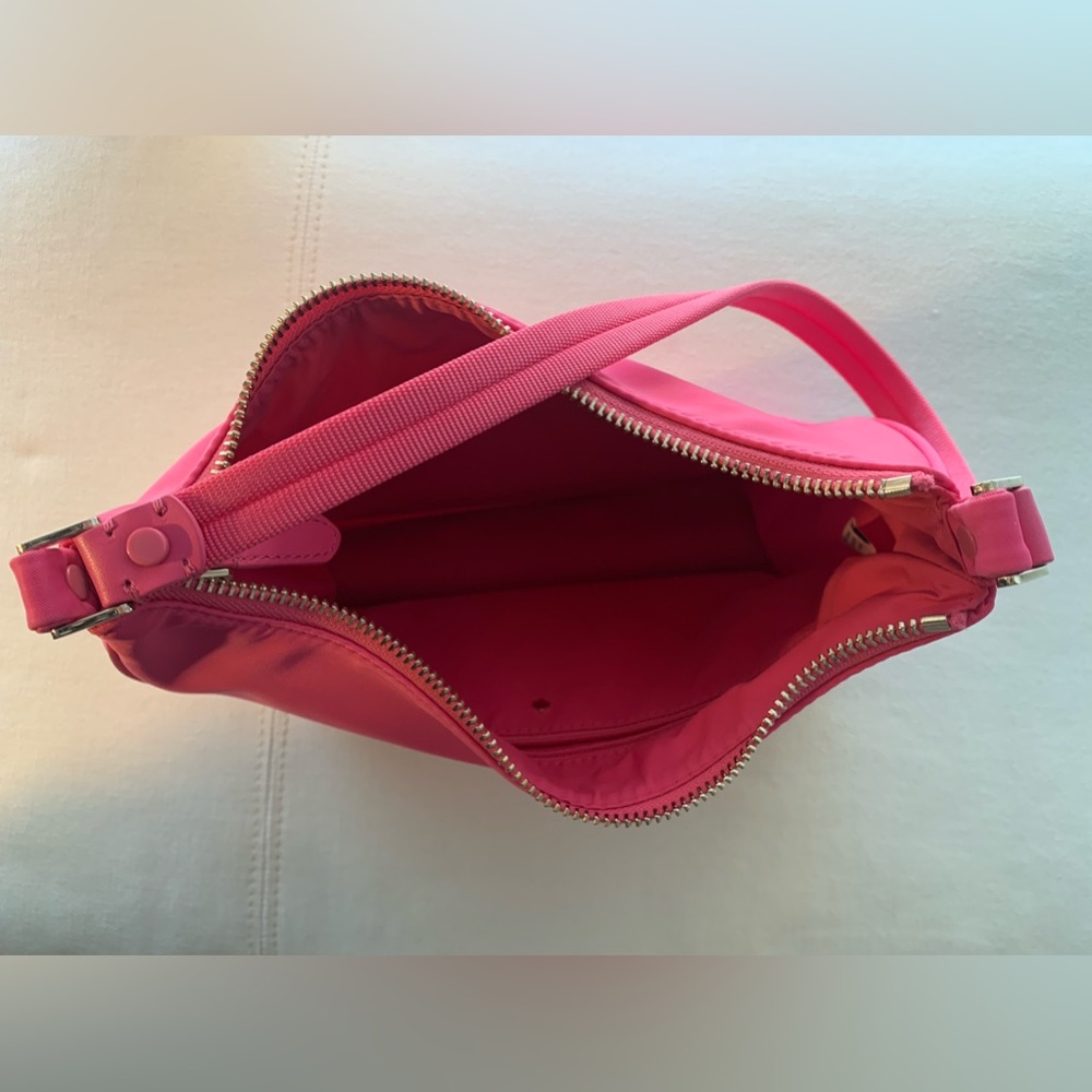 kate spade Hot Pink Shoulder Bag with Gold Logo - Picture 2 of 8